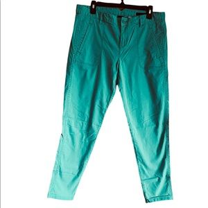 Calvin Klein blue green pants
